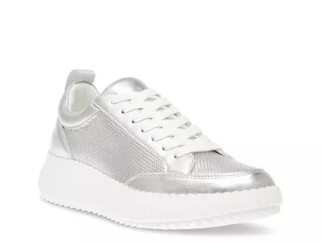Кроссовки Steve Madden Shock Jogger, серебряный металлик