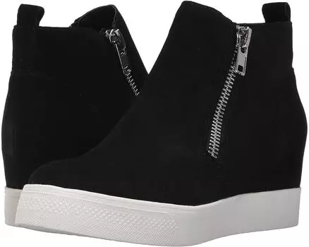 Кроссовки Steve Madden Wedgie Sneaker, цвет Black Suede