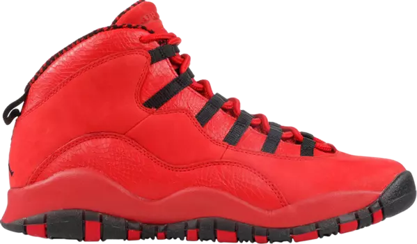 Кроссовки Steve Wiebe x Air Jordan 10 Retro BG, красный