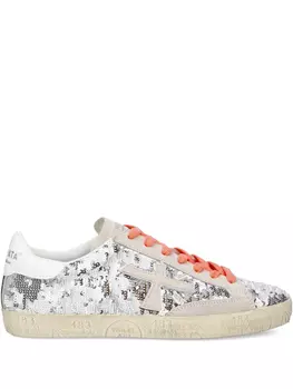 Кроссовки Стивена Premiata, серебряный