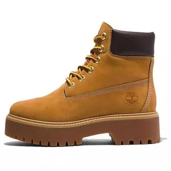 Кроссовки stone steet 6 inch premium platform waterproof boots 'wheat nubuck' Timberland, желтый