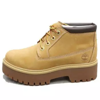 Кроссовки stone street mid lace up waterproof chukka boots 'wheat nubuck' Timberland, желтый