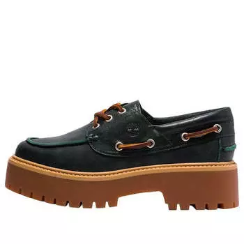 Кроссовки stone street premium boat Timberland, зеленый