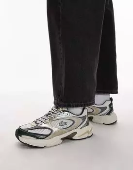 Кроссовки Storm 96 в цвете «белый/зеленый» Lacoste