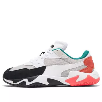 Кроссовки storm adrenaline 'light gray black' Puma, серый