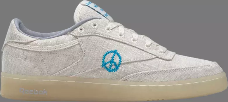 Кроссовки story mfg x club c 85 'non-dyed' Reebok, пломбир