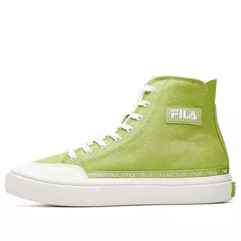 Кроссовки strada mid-top canvas shoes green/white Fila, зеленый
