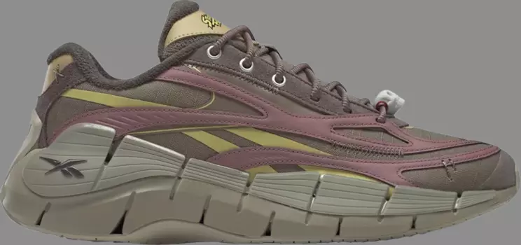 Кроссовки street fighter x zig kinetica 2.5 'dhalsim' Reebok, коричневый