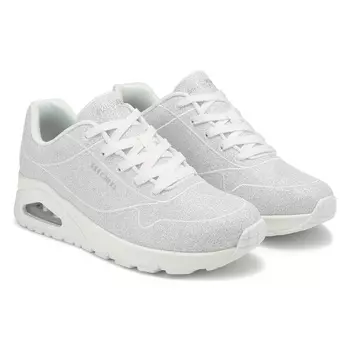 Кроссовки Street uno Skecher, white/glitter