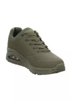 Кроссовки Street Uno Stand on Air, подошва из пены с эффектом памяти, женские SKECHERS, цвет Olv Olive Durabuc