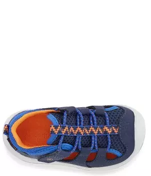 Кроссовки Stride Rite Boys' Wade 2.0 SRTech, пригодные для машинной стирки (для младенцев), синий