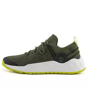 Кроссовки stride solar wave w 'army green' Timberland, зеленый