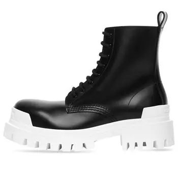 Кроссовки strike 20mm bootie 'black white' Balenciaga, черный