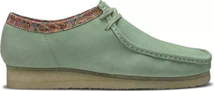 Кроссовки Stssy x Wallabee Sage, зеленый