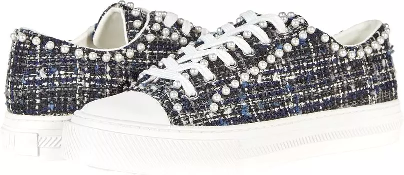 Кроссовки Stuart Weitzman Ollie Mini Pearl Low Top Sneaker, цвет Flannel