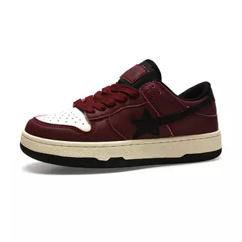 Кроссовки STUR YSN Skateboarding Shoes Unisex Low-top, белый/синий/красный