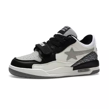 Кроссовки STUR YSN Skateboarding Shoes Unisex Low-top White, белый/черный