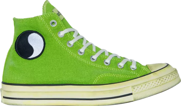 Кроссовки Stussy x Our Legacy x Chuck 70 High 'Lizard Green', зеленый