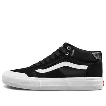Кроссовки style 112 mid pro 'black' Vans, черный