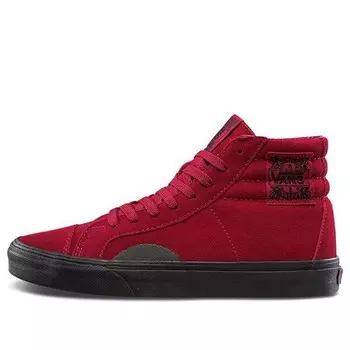 Кроссовки style 238 red black Vans, красный