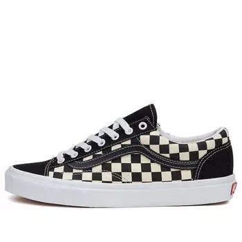 Кроссовки style 36 'black checkerboard' Vans, черный