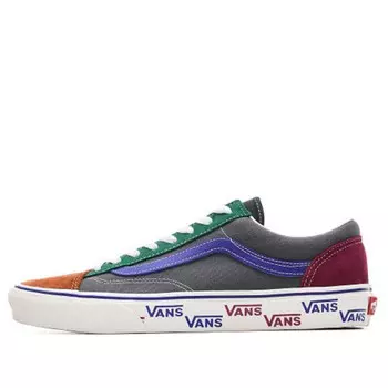Кроссовки style 36 blue/red/green Vans, синий