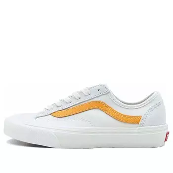 Кроссовки style 36 canvas shoes white/yellow Vans, белый