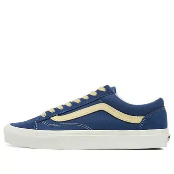 Кроссовки style 36 casual fashion skate shoes blue yellow Vans, синий