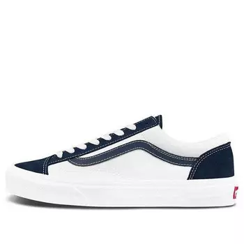 Кроссовки style 36 'classic sport - dress blues' Vans, белый
