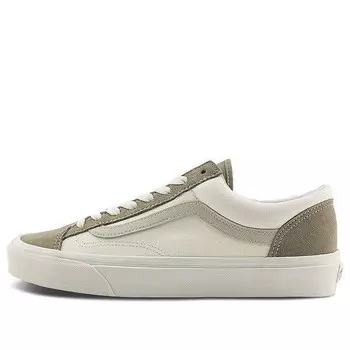 Кроссовки style 36 classics 'white green' Vans, белый