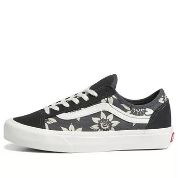 Кроссовки style 36 decon low-top sneakers 'black grey' Vans, черный