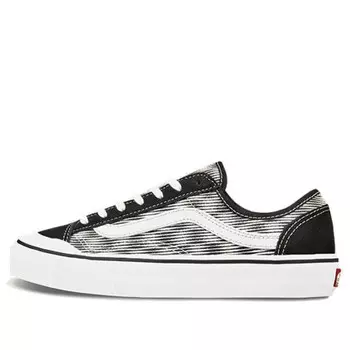 Кроссовки style 36 decon sf 'hemp blur checkerboard' Vans, черный