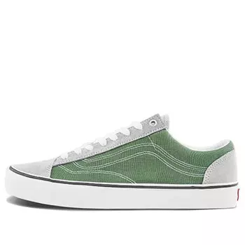 Кроссовки style 36 retro low top casual skate shoes 'green khaki' Vans, зеленый