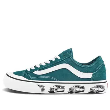 Кроссовки style 36 sf 'green black' Vans, зеленый