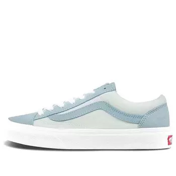 Кроссовки style 36 splicing contrasting colors low tops casual skateboarding shoes blue Vans, синий