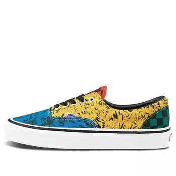 Кроссовки style 95 blue/yellow Vans, синий