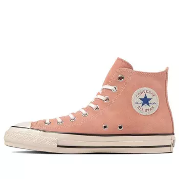 Кроссовки suede all star us high top 'coral pink' Converse, розовый