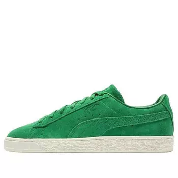 Кроссовки suede classic '75th anniversary - archive green' Puma, зеленый