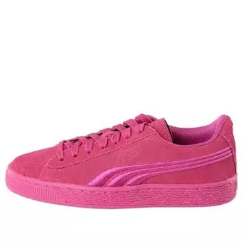 Кроссовки suede classic badge 'shocking pink' Puma, розовый
