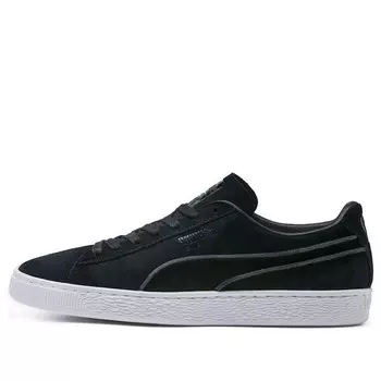 Кроссовки suede classic 'exposed seams - black white' Puma, черный