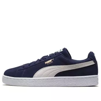 Кроссовки suede classic+ 'peacoat' Puma, синий