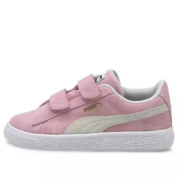 Кроссовки suede classic xxi casual board shoes white/pink Puma, белый
