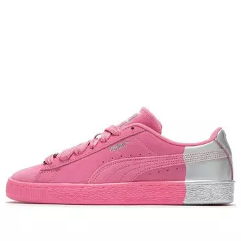Кроссовки suede dance crew 'pink silver' Puma, розовый