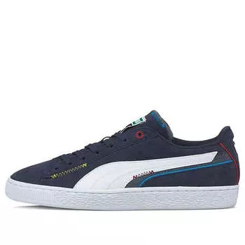 Кроссовки suede 'displaced - parisian night' Puma, синий
