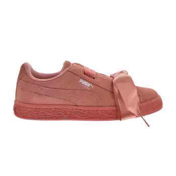 Кроссовки Suede Heart Jr Puma, коричневый