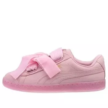 Кроссовки suede heart reset 'prism pink' Puma, розовый