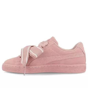 Кроссовки suede heart satin ii cameo brown Puma, розовый