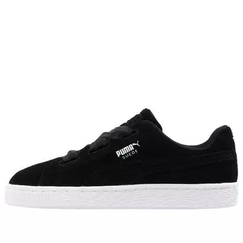 Кроссовки suede heart sneakers black/white Puma, черный