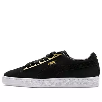 Кроссовки suede 'jewel metallic' Puma, черный