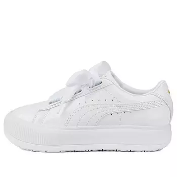 Кроссовки suede mayu heart patent 'white' Puma, белый
